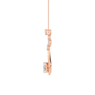 Maci Drop Diamond Pendant For Office Wear